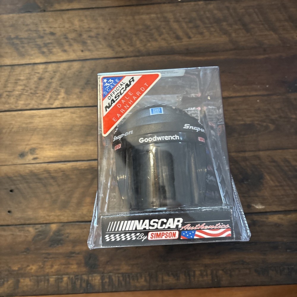 Dale Earnhardt #3 Helmet .33 Scale Simpson NASCAR Authentics sealed