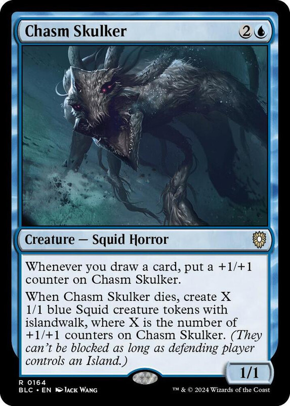 Chasm Skulker MTG BLC 0164 Rare Near Mint Condition