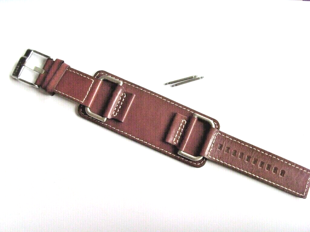 Fossil Original Replacement Leather Strap JR1197 Watch Band Brown