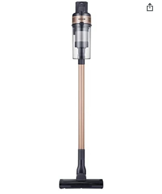 Samsung Jet 60 Flex Cordless Stick Vacuum Cleaner in Elegant Rose Gold for Effortless Cleaning