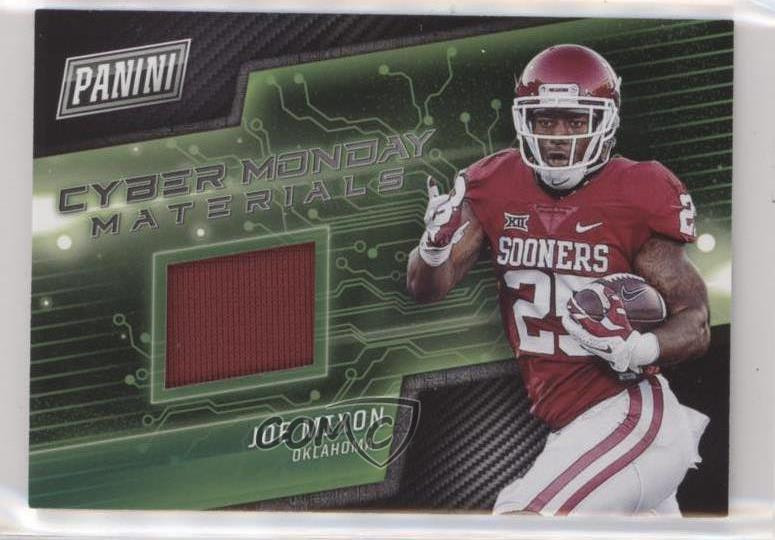 2017 Panini Cyber Monday Joe Mixon Rookie RC #JM Materials Card-image
