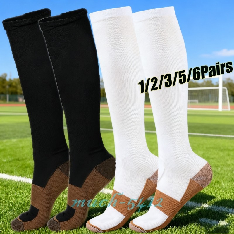 Circulation Compression Socks 20-30mmHg Graduated Support Culf Socks S/M-XXL