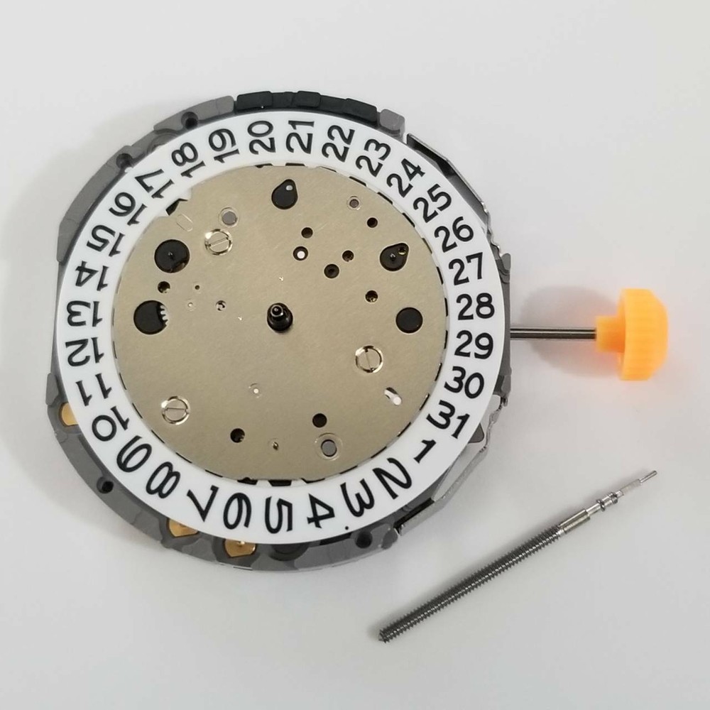 JS05 3-Hand Quartz Watch Movement Replacement for Miyota JS05 Calendar Feature