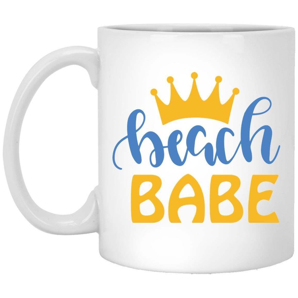 Best Friend Coffee Mug Beach Babe Gift Idea for Her