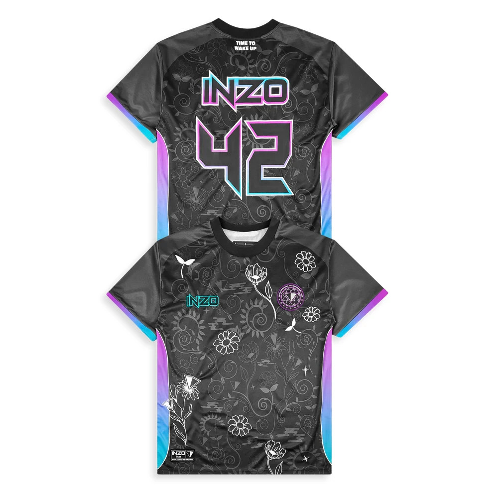 Inzo Quantum Growth Baseball Jersey EDM rave Size XXXXL 4XL