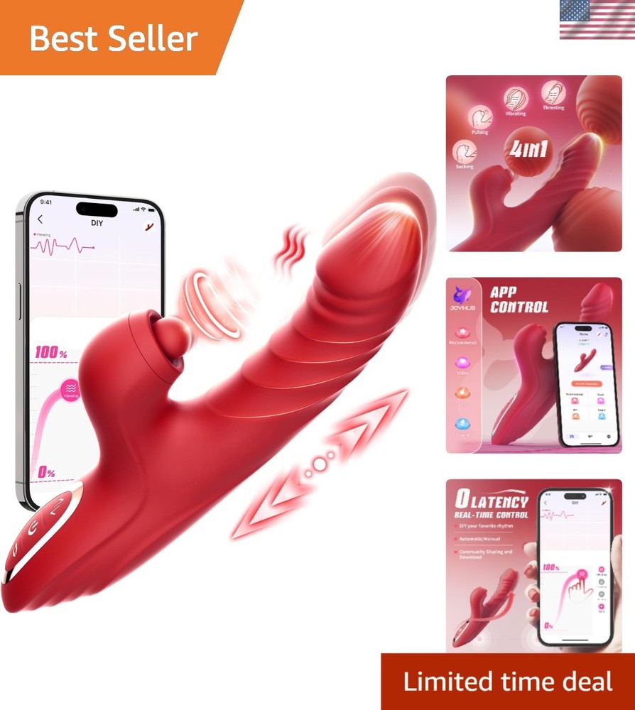 Rose Clitoral & G-Spot Vibrator: Waterproof & USB Rechargeable Pleasure Toy