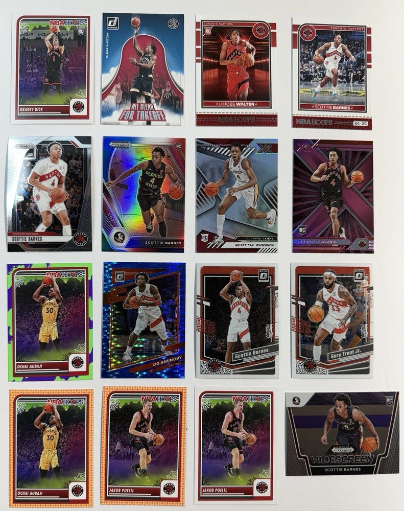 Toronto Raptors Card Lot