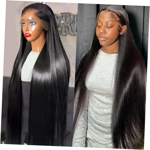 13x6 Lace Front Human Hair Wig 200% Density Pre Plucked Ear to Ear