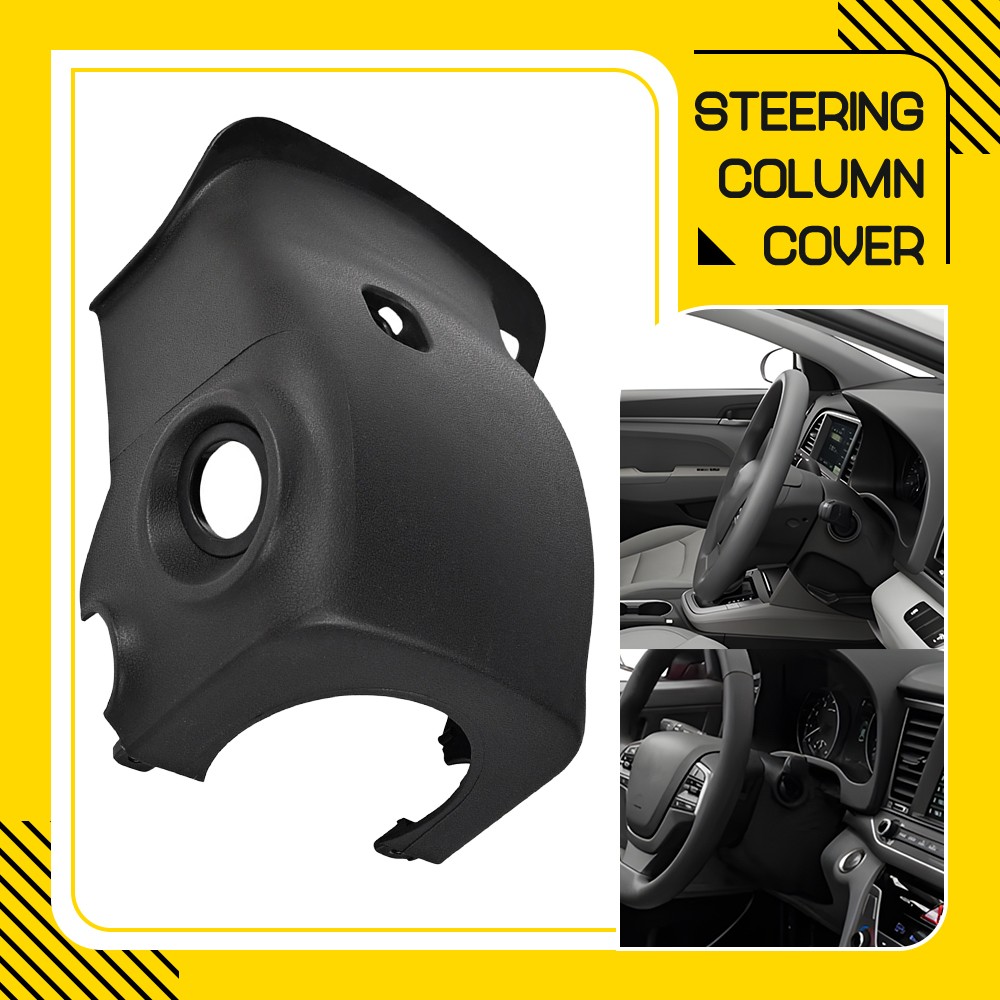 For 2017-2020 Hyundai Elantra Steering Column Lower Ignition Cover Shroud Black