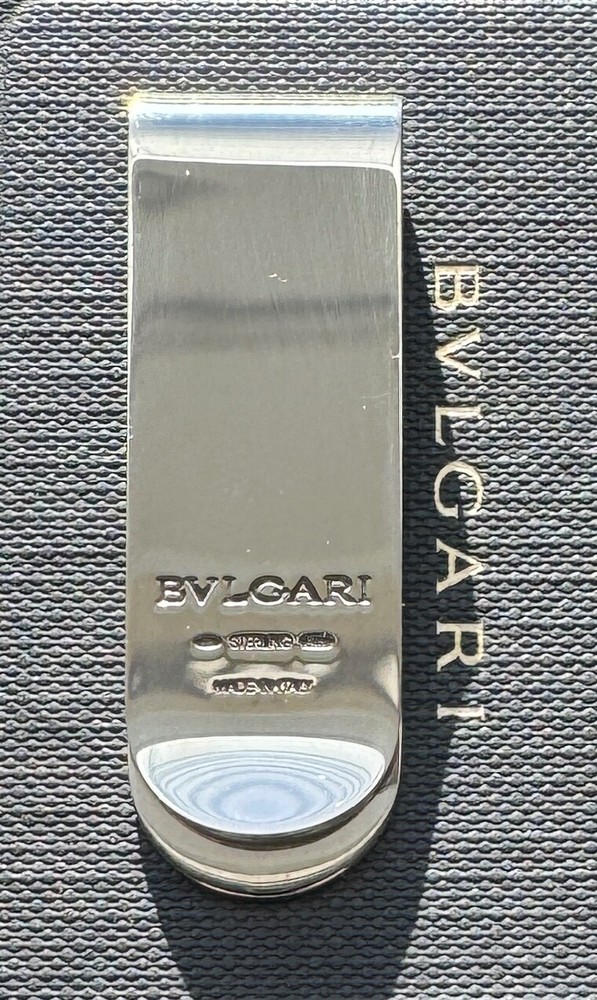 Bvlgari Bulgari Sterling Silver 925 Money Clip