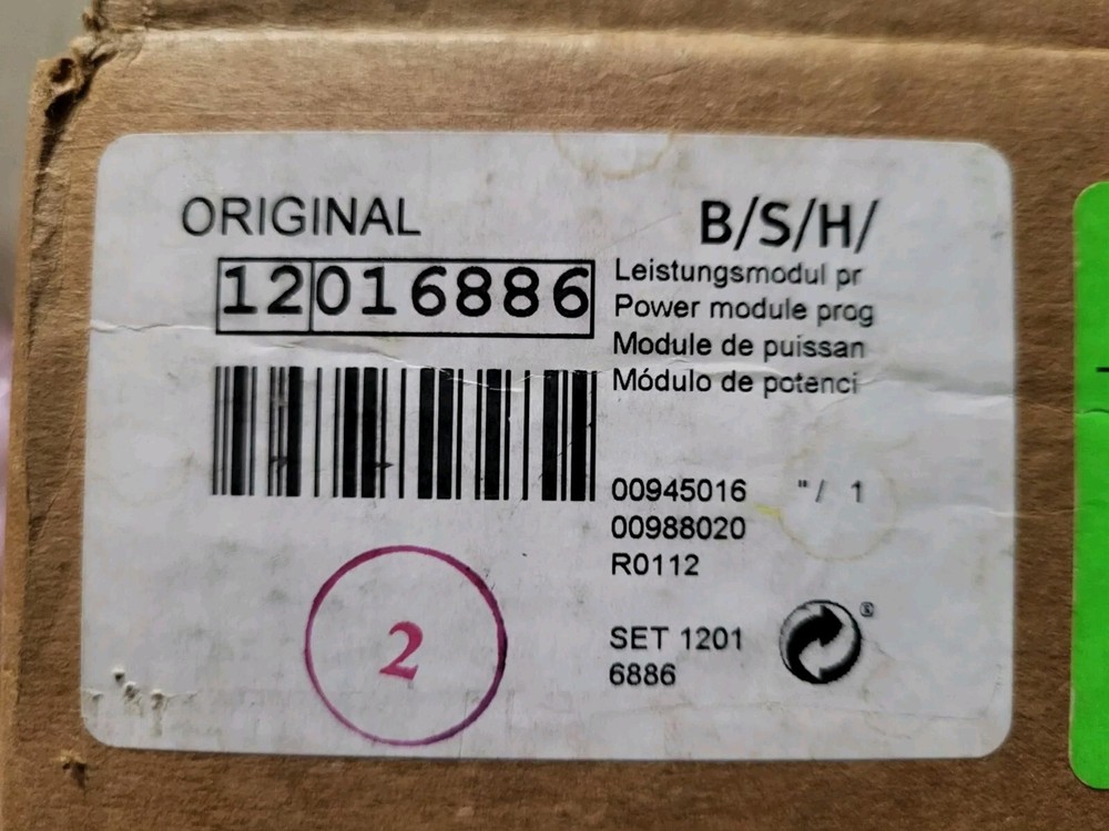 Bosch Dishwasher Main Board 12016886