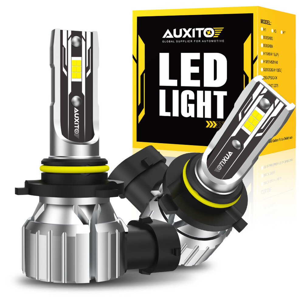 AUXITO 9005 LED Headlight Bulb Conversion Kit High Low Beam 6500K White E2 EXS