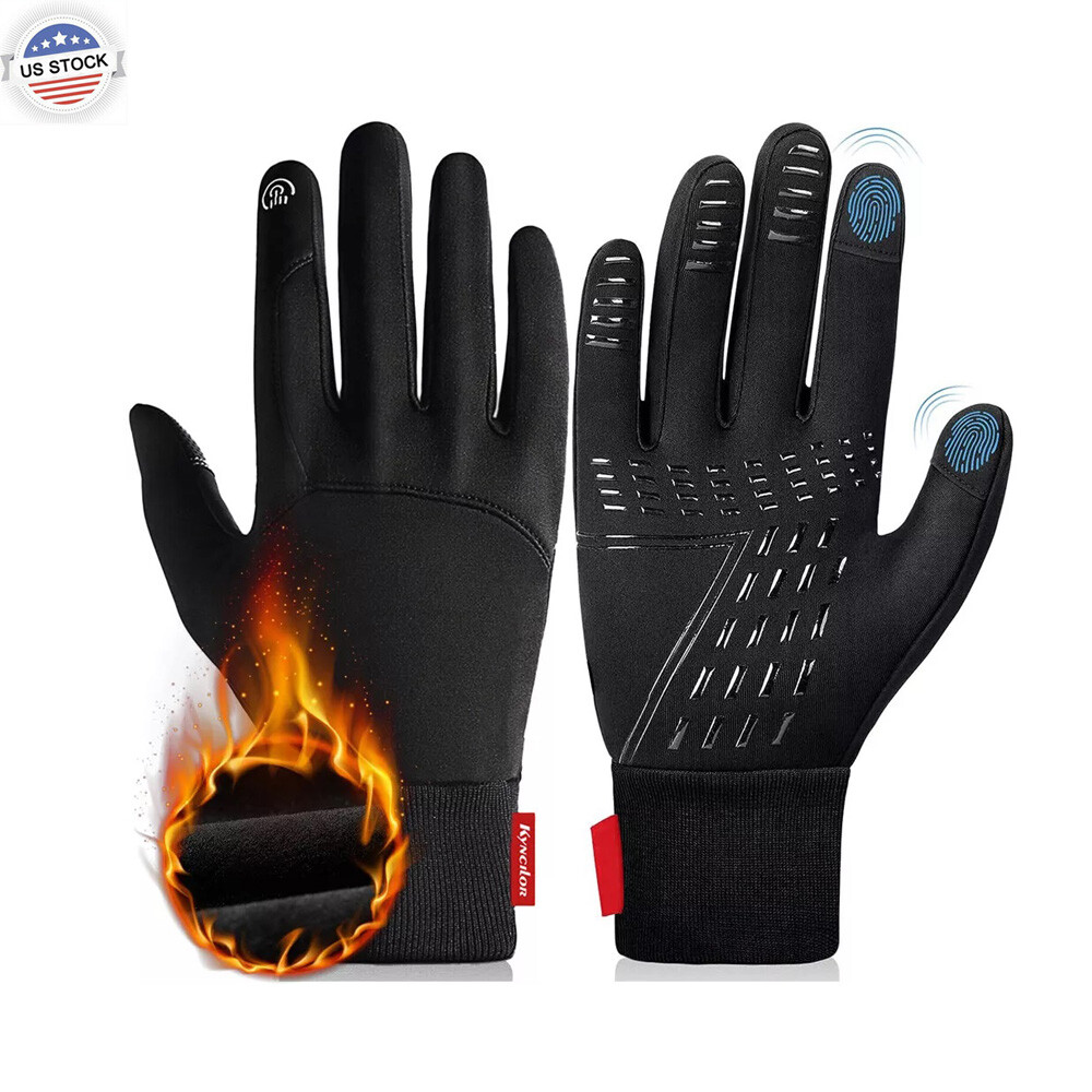 Winter Touchscreen Gloves Warm Running Gloves Thermal Gloves for Cycling Driving