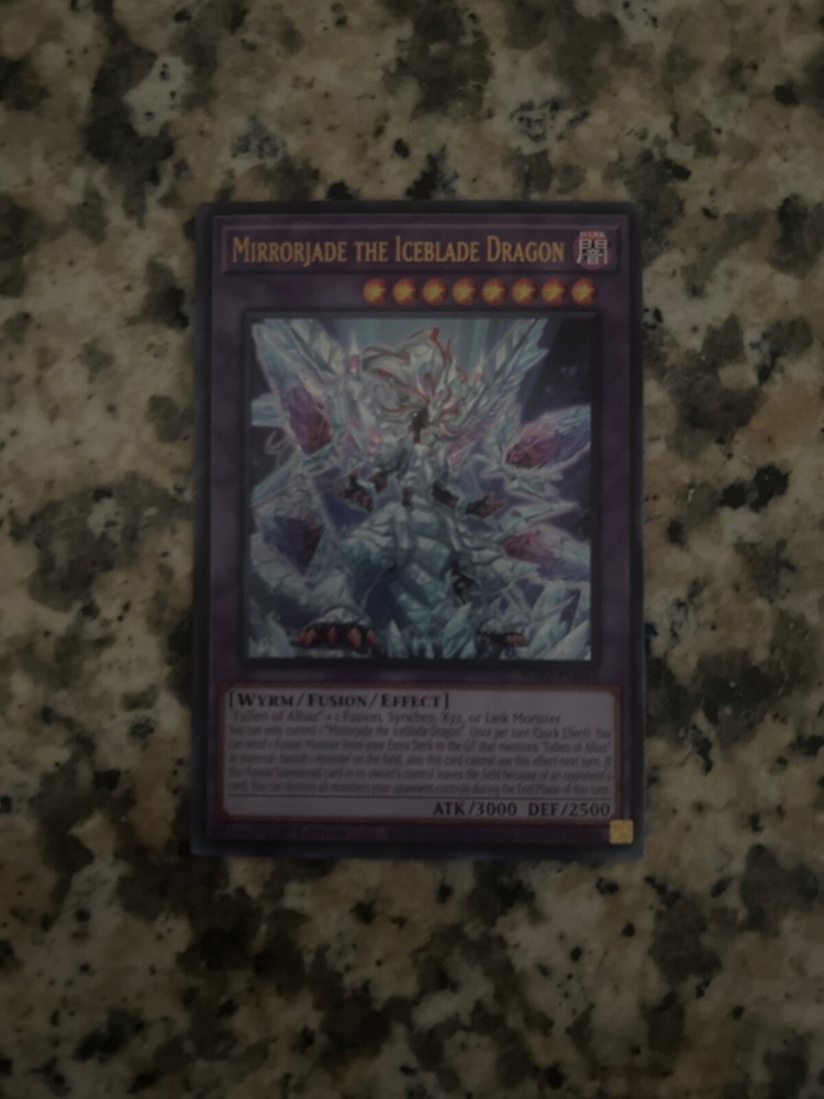 Mirrorjade the Iceblade Dragon (Starlight Rare) PHHY-EN100 Photon Hypernova 1st Edition