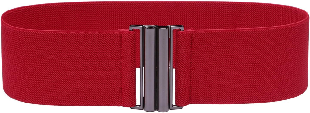 Women's Stretchy Wide Elastic Waist Belt for Tummy Control