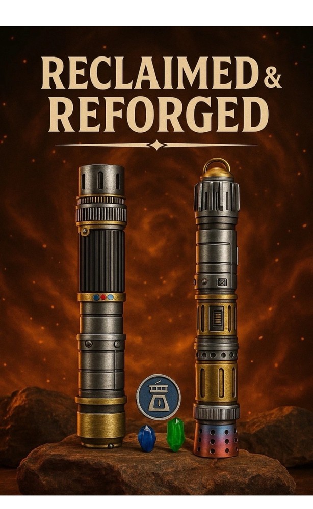 Reclaimed & Reforged Lightsaber Savi’s Workshop Disney's (LE) In Hand You Design