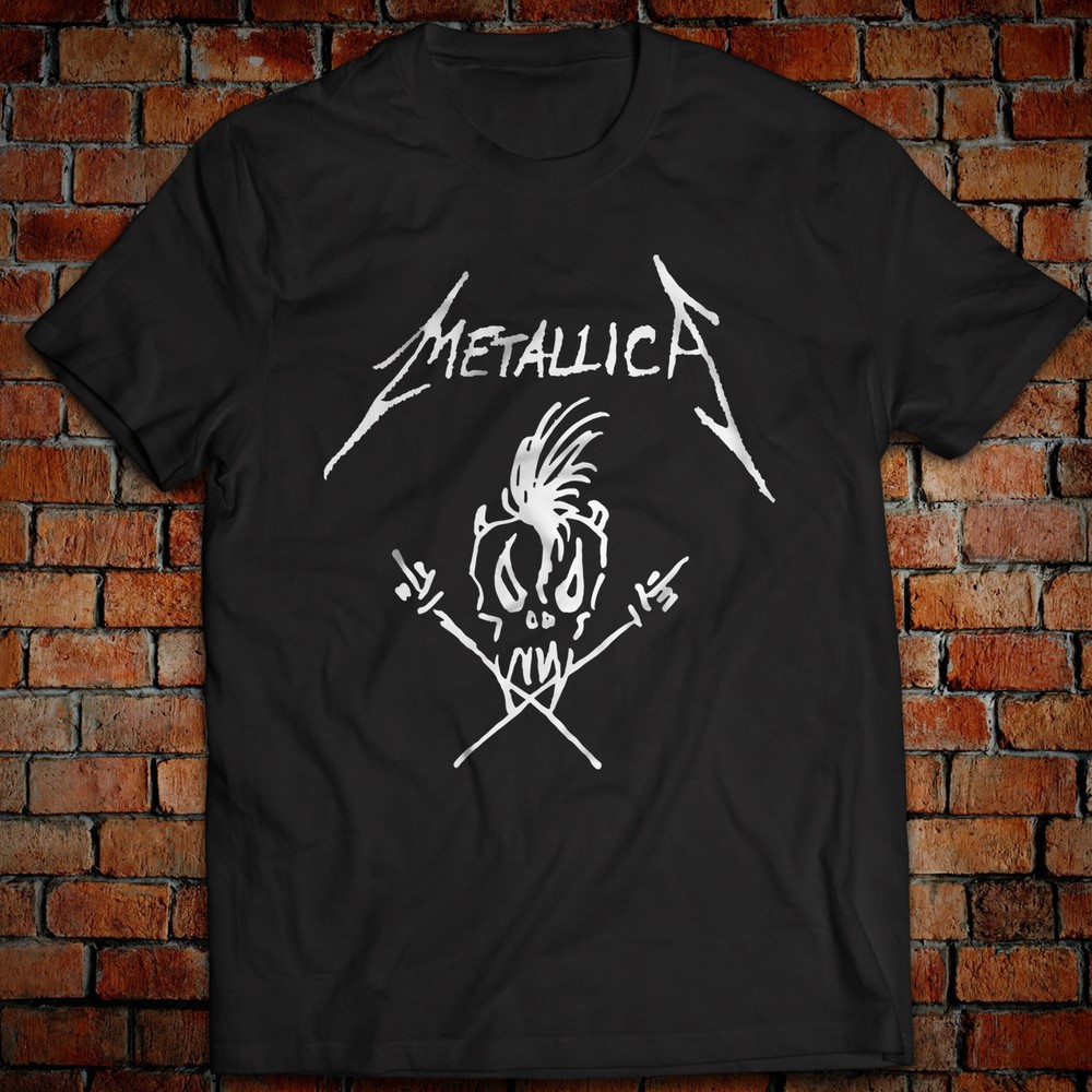 Metallica Rock T-Shirt James Hetfield Kirk Hammett Robert Trujillo Lars Ulrich