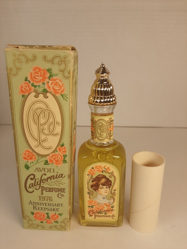 Avon 1976 Moonwind Cologne Keepsake Box California Perfume Vintage Full