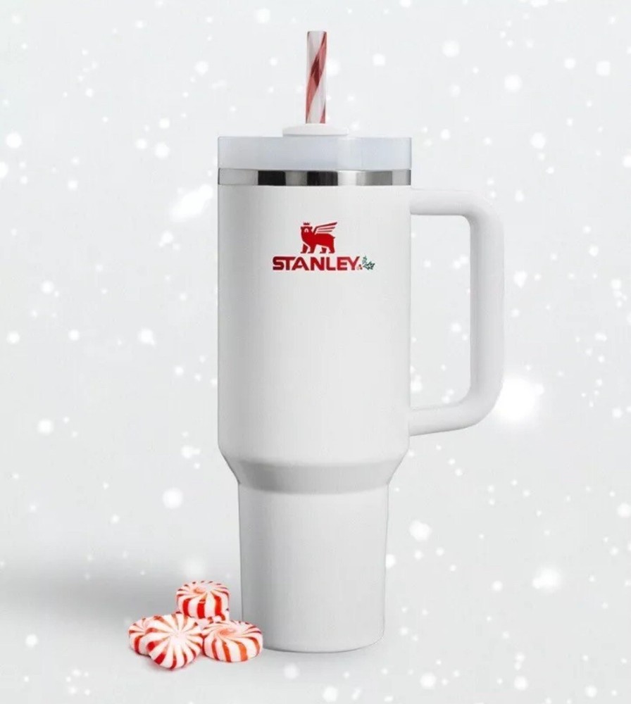 Stanley Cyber Monday 2023 Mistletoe Twist Quencher Flowstate Tumbler 40oz BNIB!-image