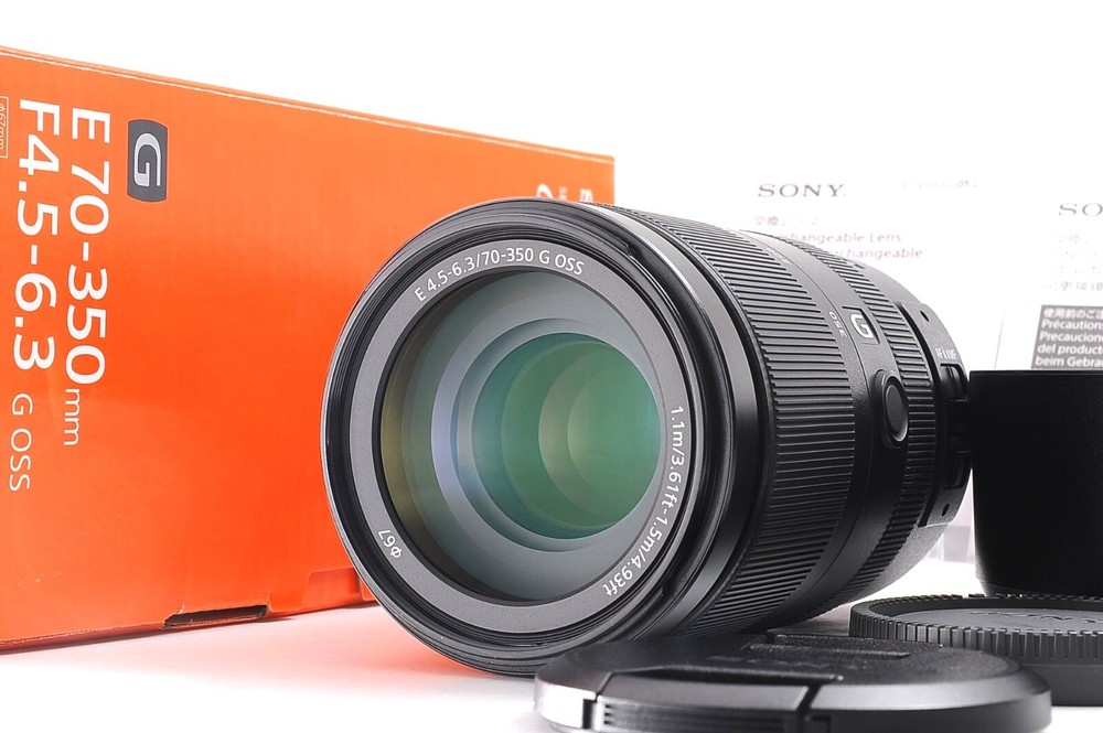 SONY E 70-350mm F/4.5-6.3 G SEL70350G Lens for SONY E mount -Near Mint- #3745