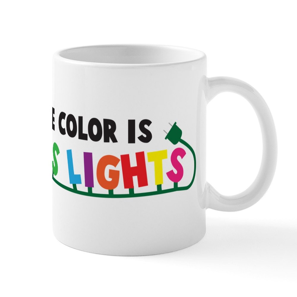 CafePress Christmas Lights Mug 11 oz Ceramic Mug (2022366632)