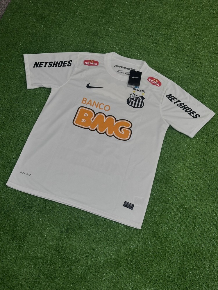 Santos 2012/13 Home Neymar Jr #11 Retro Soccer Football Shirt Jersey Size Medium