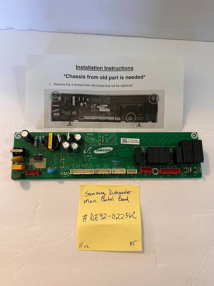 Control Board DE92-02256C for Samsung Dishwasher