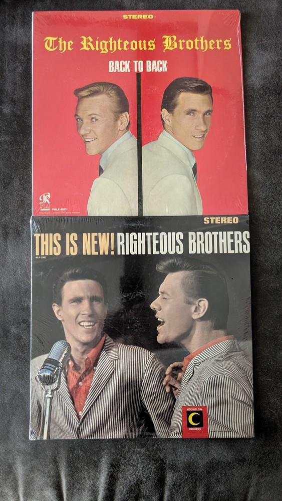 THE RIGHTEOUS BROTHERS THIS IS NEW! / BACK to Back. NEW in WRAP. LOT of TWO