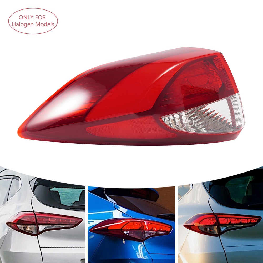 Driver Side Tail Light For 2016 2017 2018 Hyundai Tucson Rear, Left Rear Lamp
