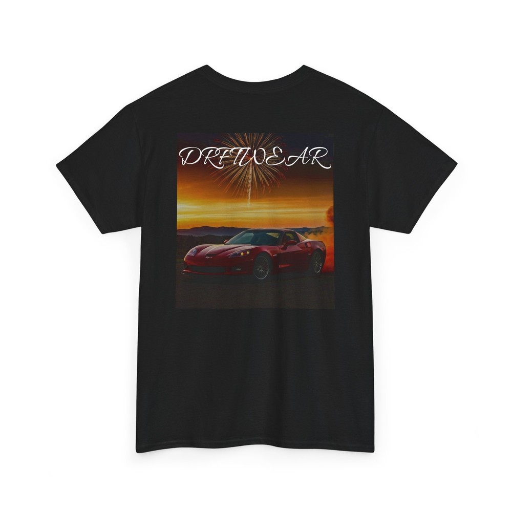 Corvette New Years Unisex Tee, Holiday Heavy Cotton T-Shirt, Party NYE Top,-image