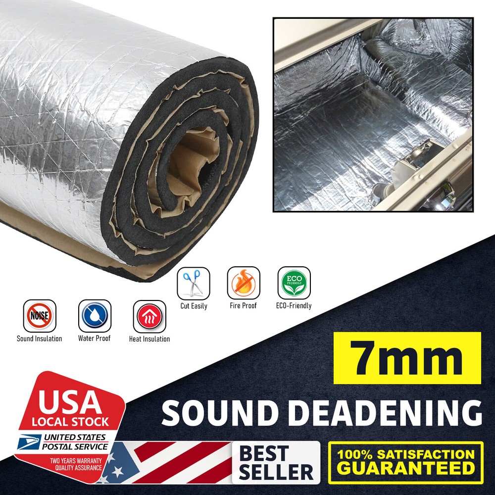 Self-adhesive Sound Deadener Heat Shield Car Firewall Hood Floor Insulation Mat