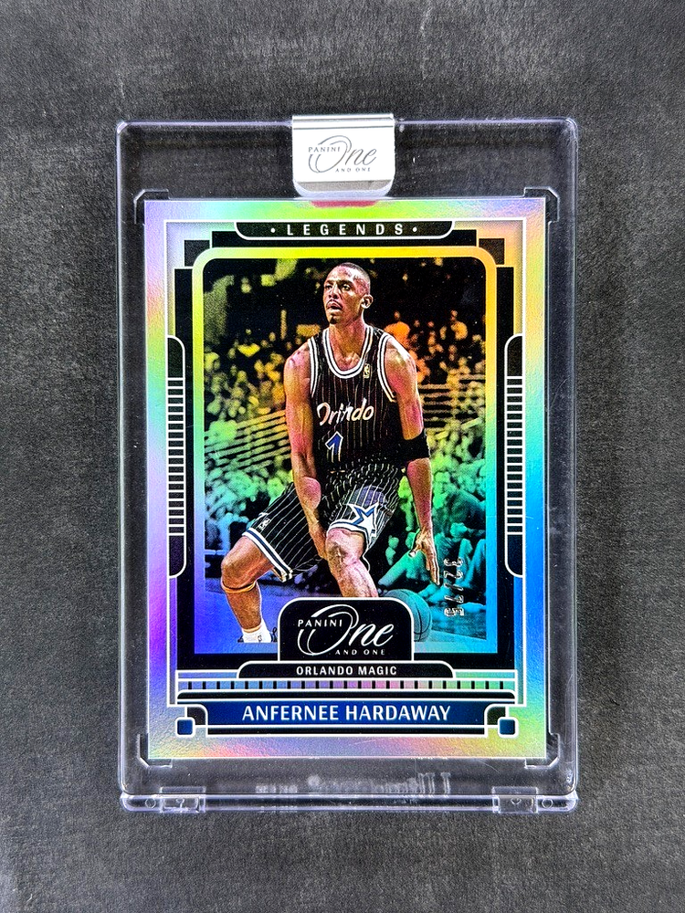 2024-25 Panini One and One #172 Anfernee Hardaway Legends Silver /75, Sealed