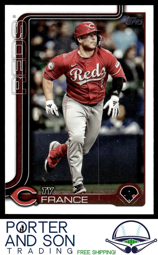 Ty France 2025 Topps Series 1 #227 Cincinnati Reds MLB Card
