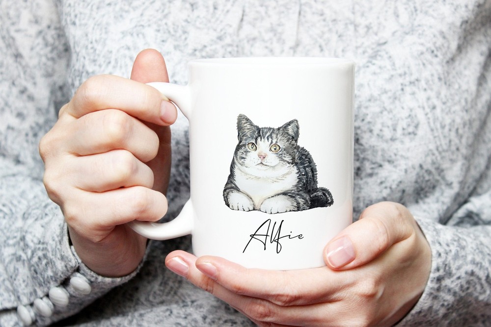 Personalised Cat Mug Cat Owner Gift Printed In The Uk Cat Owner Gift Cat Lover