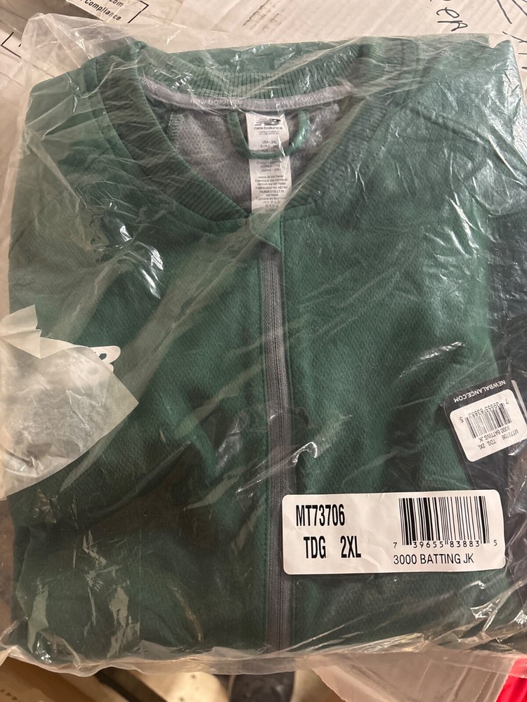 New Balance NB Fleece 1/4 Zip Pullover Activewear Running Mens Size Large Blue