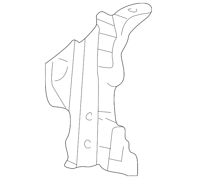 Genuine Honda Side Panel 60485-S9A-A01ZZ