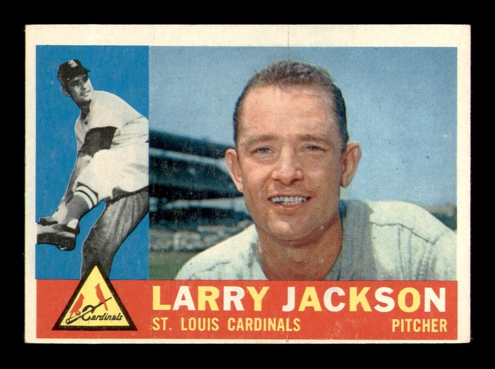1960 Topps #492 Larry Jackson EX-MT Baseball Card OBGcards