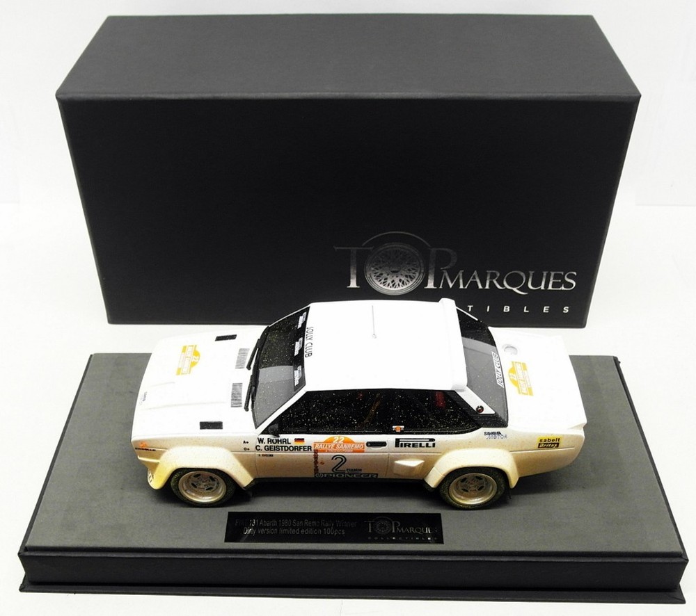 Top Marques 1/18 Scale TOP043DD - Fiat 131 Abarth 1st San Remo 1980