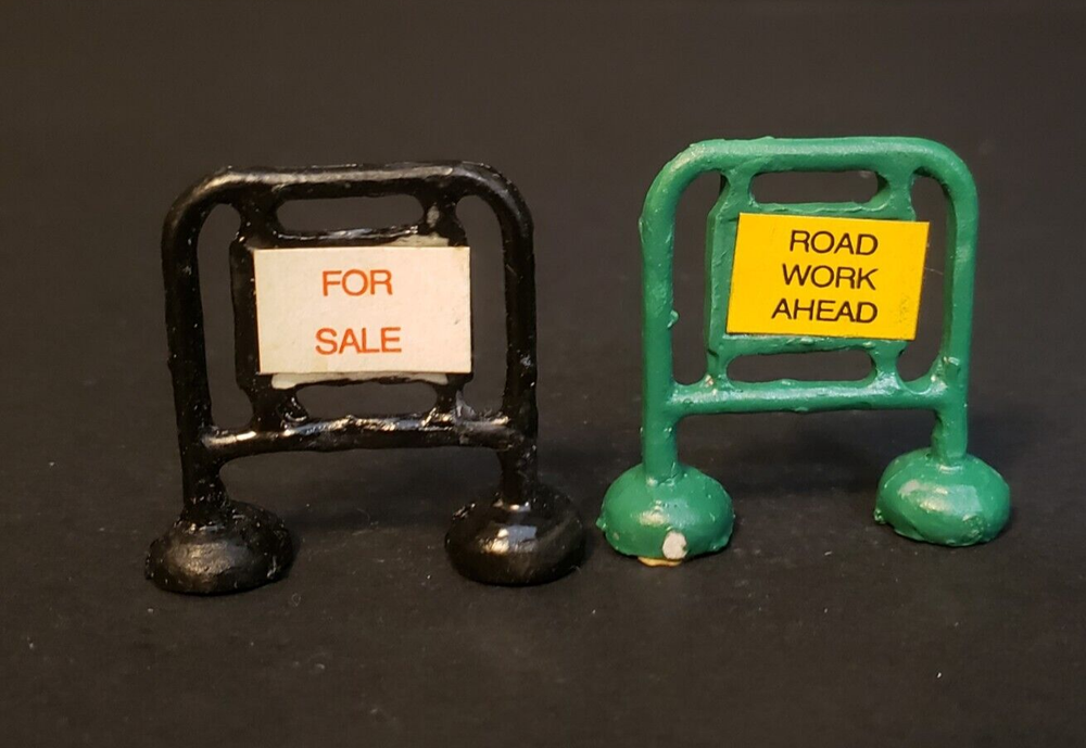 Holiday Time Santa's Workbench Christmas Village with Road Signs  -image