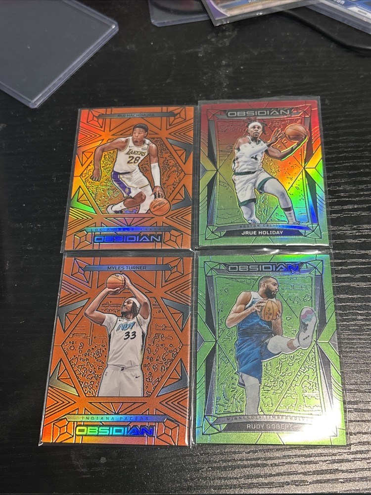 Panini Obsidian Holiday Gobert Turner Hachimura /125 /75 /25 Lots of 4cards