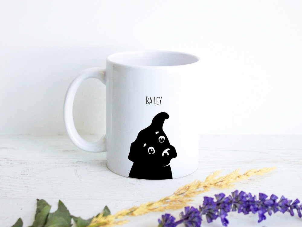 Personalized Dog Mug Custom Dog Name Mug Dog Lovers Mug Dog Coffee Cup Custom