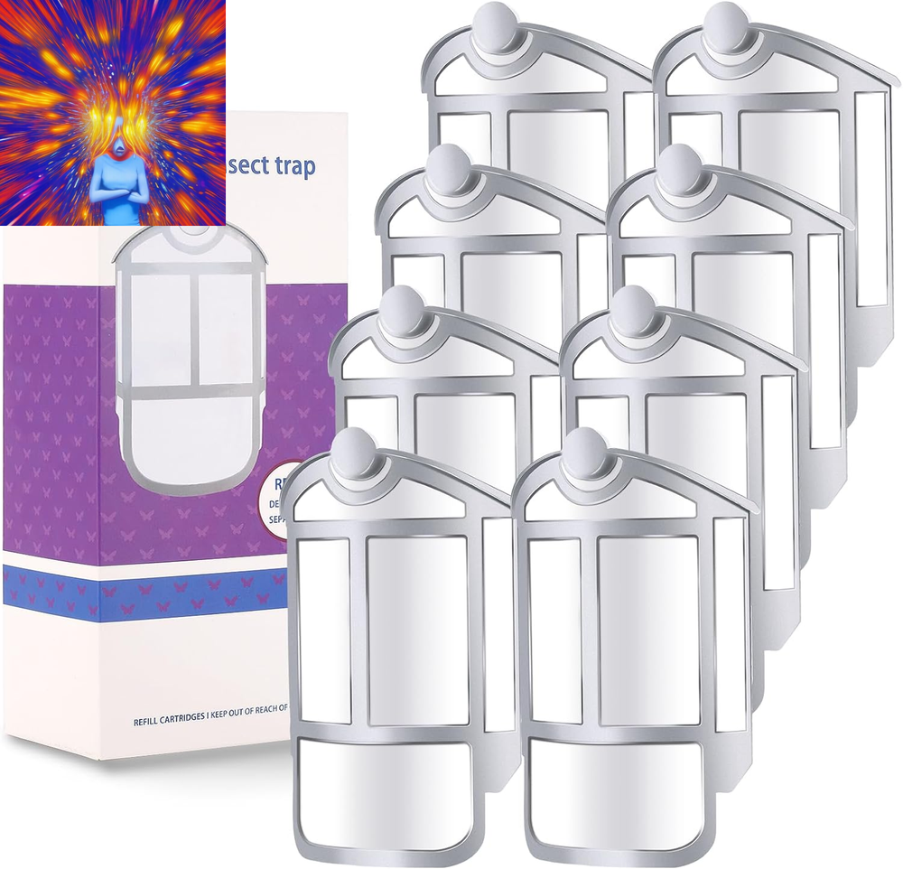 4 Pack Refill Cartridge Compatible with ZEVO Plug-In Light M364 and Max, Replace