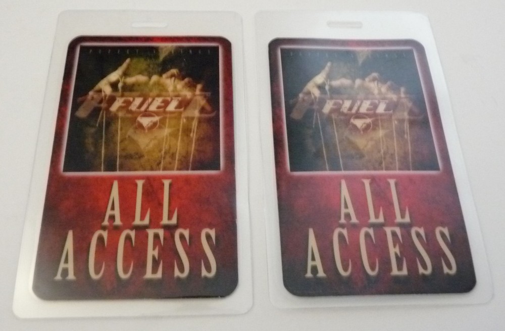 Fuel Puppet Strings 2014 All Access Concert Tour Backstage Pass Laminate D17