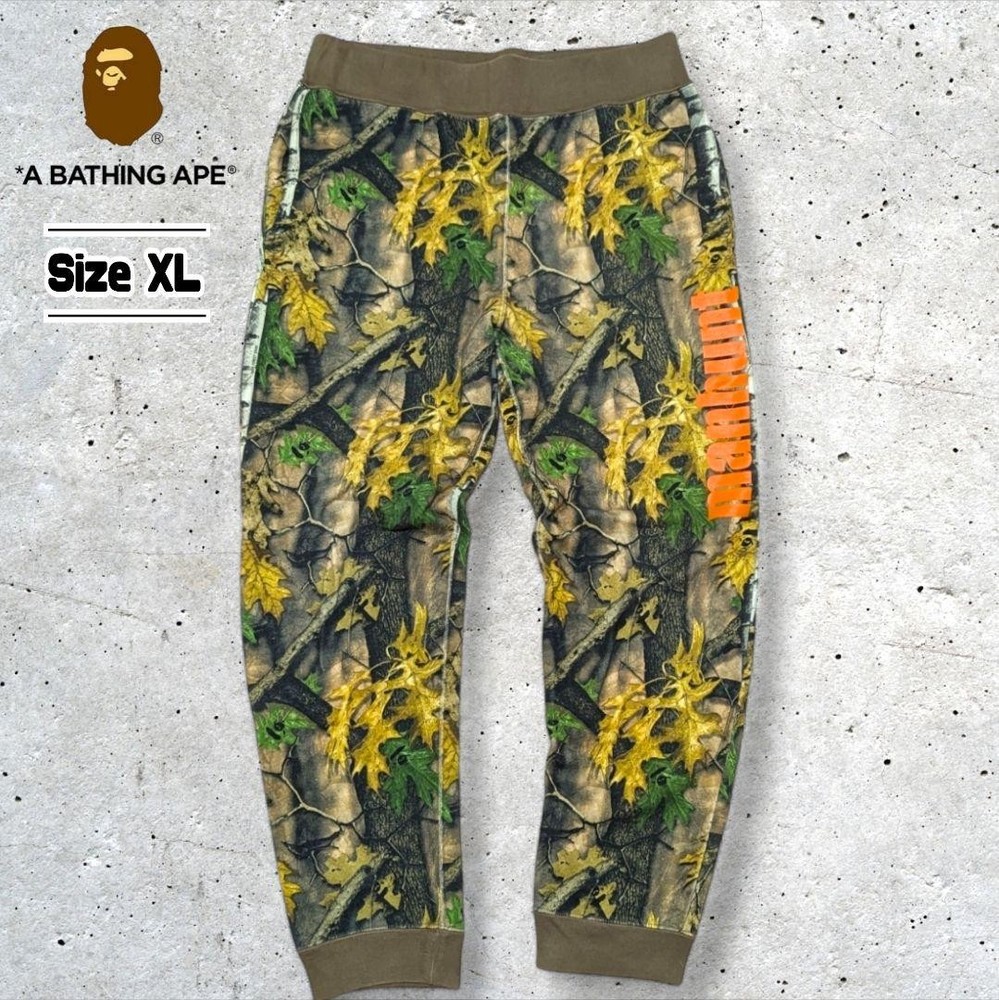 USED A BATHING APE BAPE ALTREE SWEATPANTS XL GOOD M-10B01