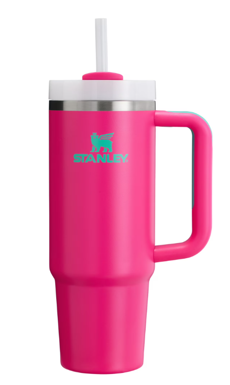 Stanley Quencher Flowstate 30oz Passion Pink Stainless Steel Tumbler