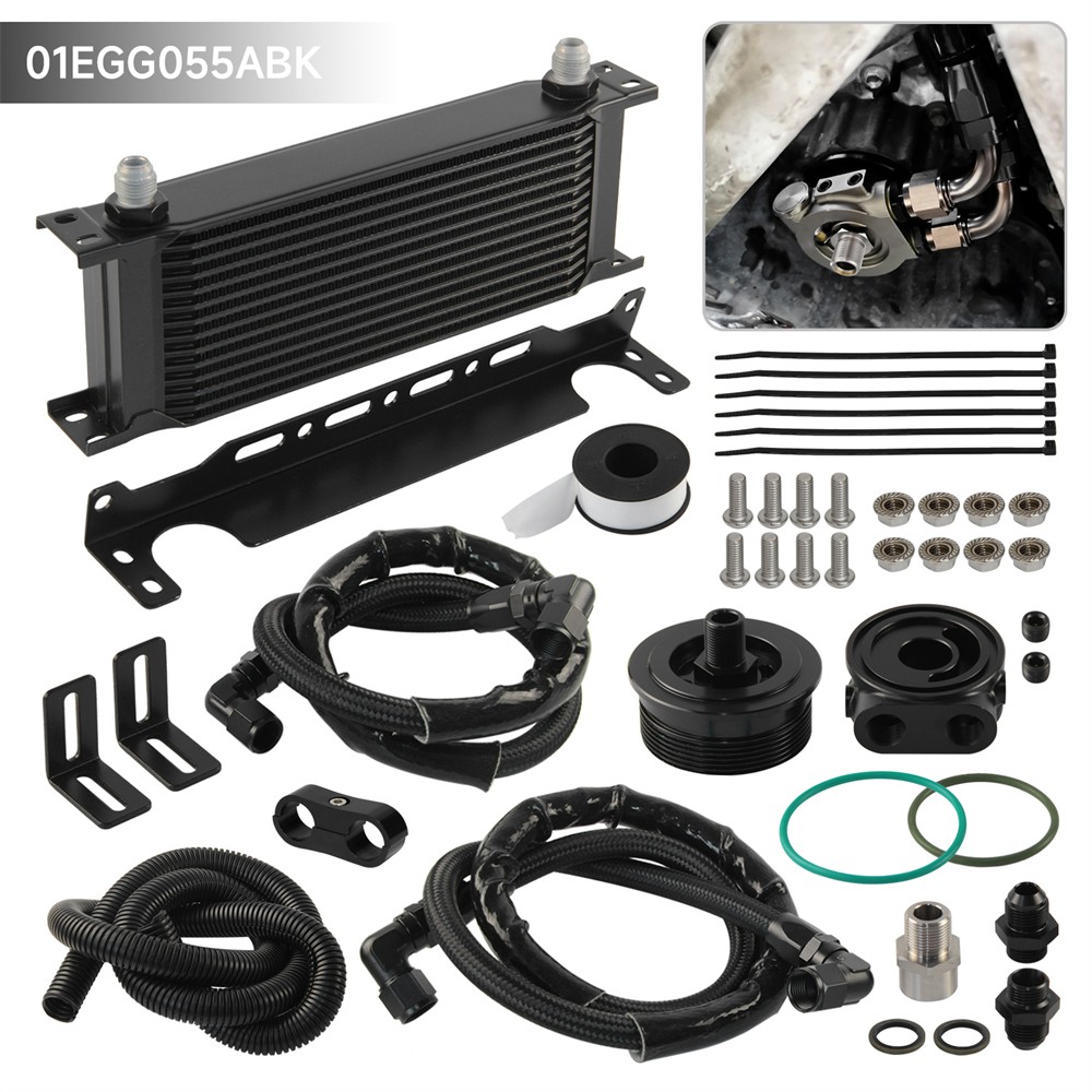 Upgrade 8AN 14R ow Engine Oil Cooler Kit for Toyota 1GR 2GR 3GR 5GR V6 engines