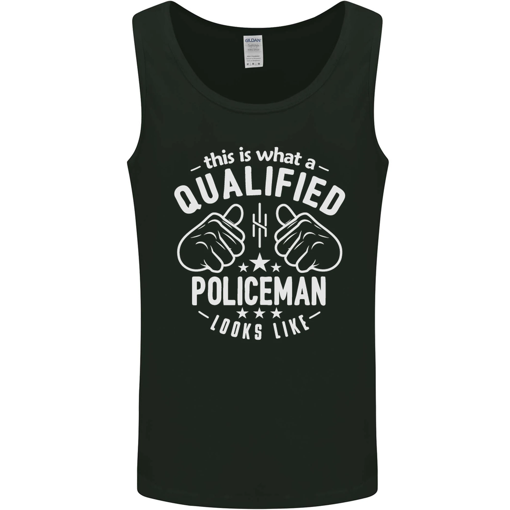 A Qualified Policeman Looks Like Mens Vest Tank Top