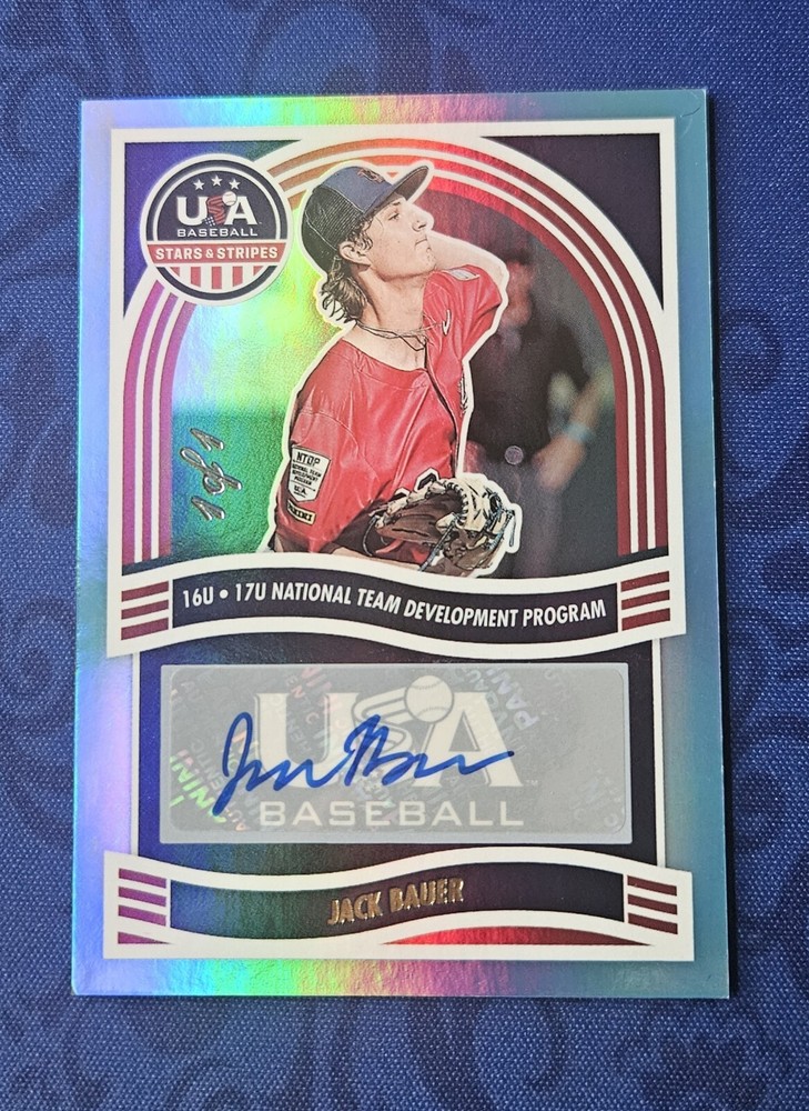 2024 Panini USA Stars & Stripes JACK BAUER Platinum Auto Autograph True 1/1