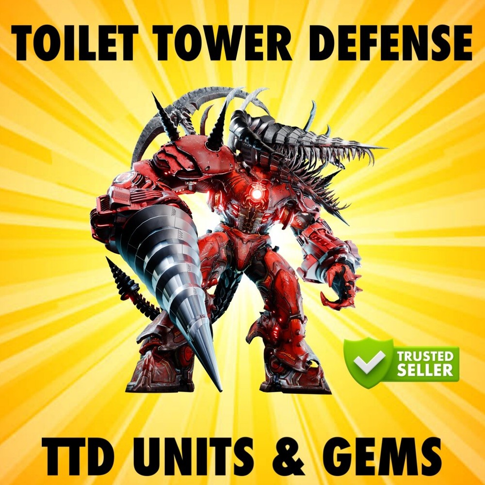 ⏳ LIMITED TIME SALE ⏳ Toilet Tower Defense (TTD) ALL UNITS + GEMS 💎 UPDATED!-image