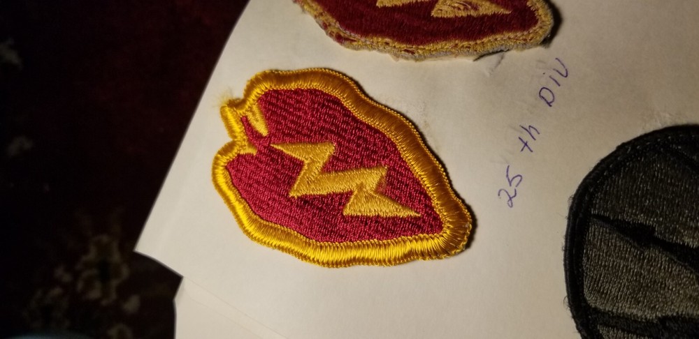 US Army Military Patch 25th Division Id#fg38.